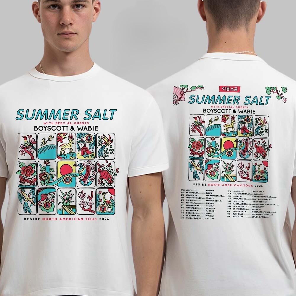 

Summer Salt Reside North American Tour 2026 Schedule Dates Two Sided T-Shirt Unisex T-Shirt XXXXL