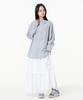MOZMOZ Soft Basic Light Check Shirt Gray