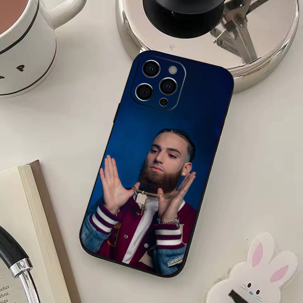 Rapper H-Hades 66 Phone Case For IPhone 17,16,15,14,13,12,11,Plus,Pro,Max,Plus,XS,soft Case Black Silicone