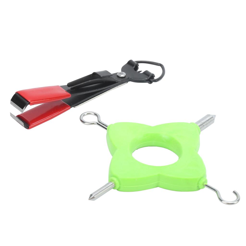 4 in 1 Multi Angeln Knoten Puller Werkzeug Köder Karpfen Angelschnur Verknoten Knotenlose Knoten Werkzeug