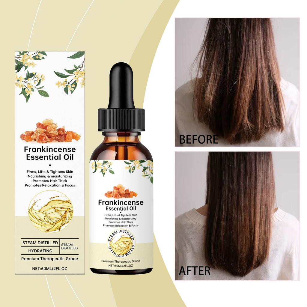 Haarwachstums- und Feuchtigkeitspflegeöl mit vielfältigen Wirkungen, nährend, feuchtigkeitsspendend, straffend, Kopfhautpflege und Schönheit. Multifunktionelles Öl 60ml