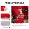 Christmas Hat Santa Hat Soft Comfortable Holiday Party Supplies Unisex Xmas Cap Warm Festive Headwear Decoration
