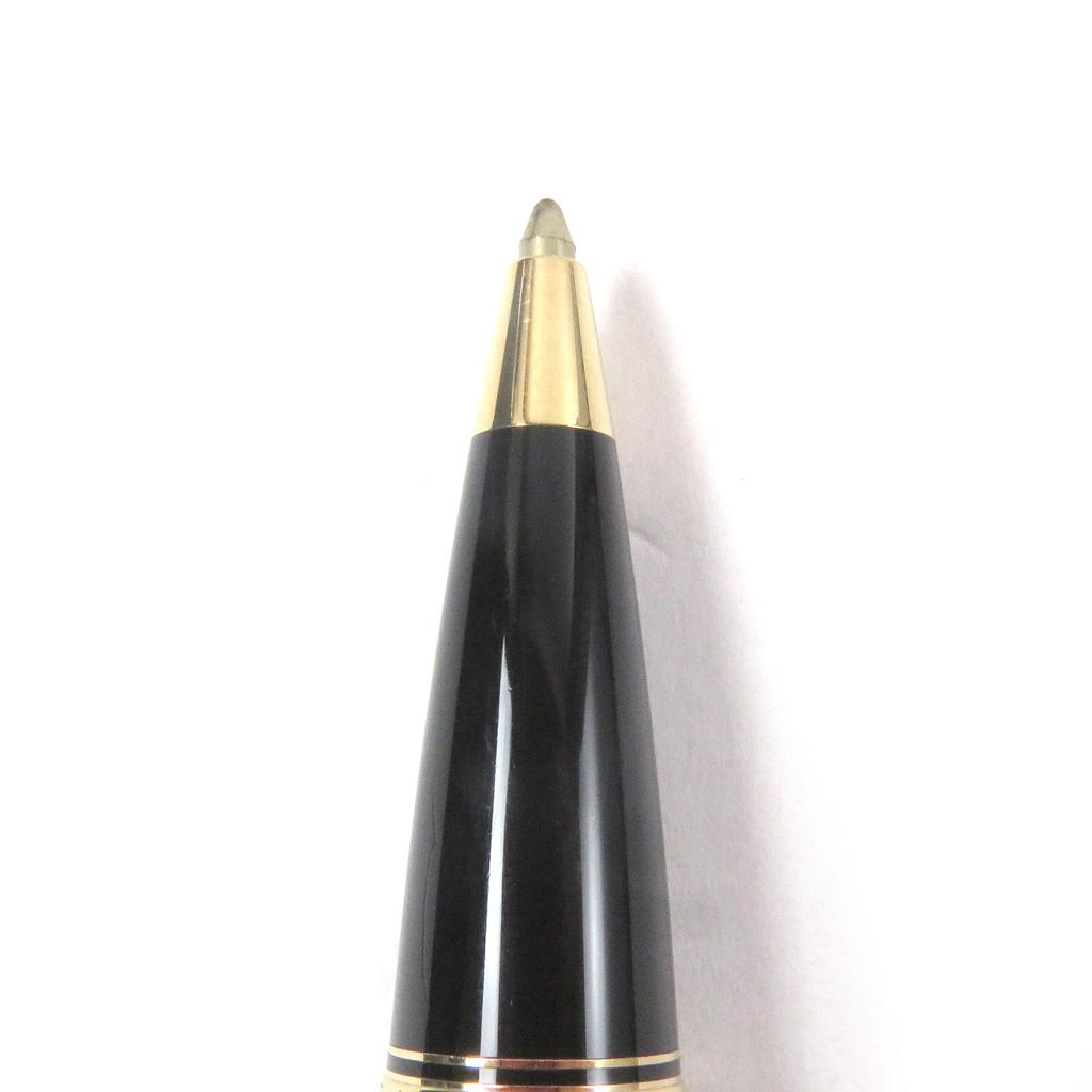 Very Good MONTBLANC Ballpoint pen BOHEME Black Gold Rouge Colored Gemstones mens Used