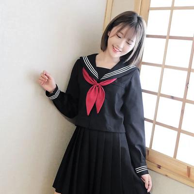 Anime Cosplay Hell Girl Enma Ai Sailor Costumes Sets for Girls School JK Uniform Twinset Costume Women Suit Preppy Sweater Skirt Clothes College
