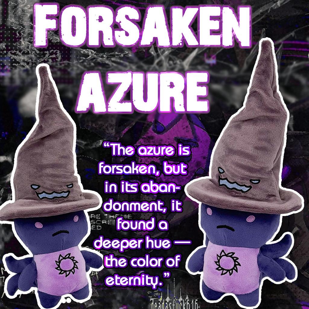 Forsaken Azuretime Plush Toys Decoration Game Azuretime Azure Monster Stuffed Doll Collect Birthday Holiday Party Gifts Toys