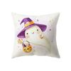 Halloween Theme Horror Pumpkin Print Pattern Cushion Cover Home Living Room Sofa Decoration Square Pillow
