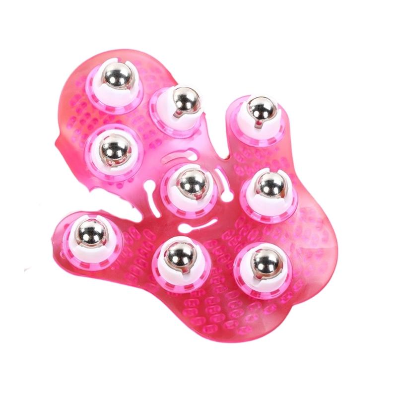 Ergonomic Palms Massagers 9 Stainless Steel Beads Construction NonSlip Grip Full Hand Coverage Stress Reliefs Solution
