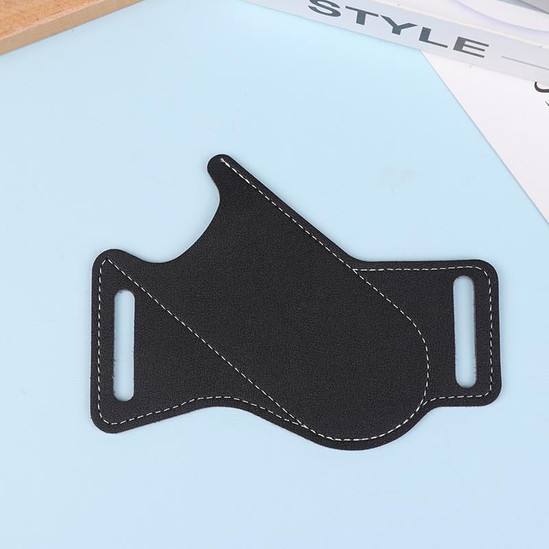 

Edc Folding Knives Sheath Leather Anti-Scratch Storage Sheath Waist-Mounted Hip Strap Clips Outdoor Camping Tools Accessories чорний