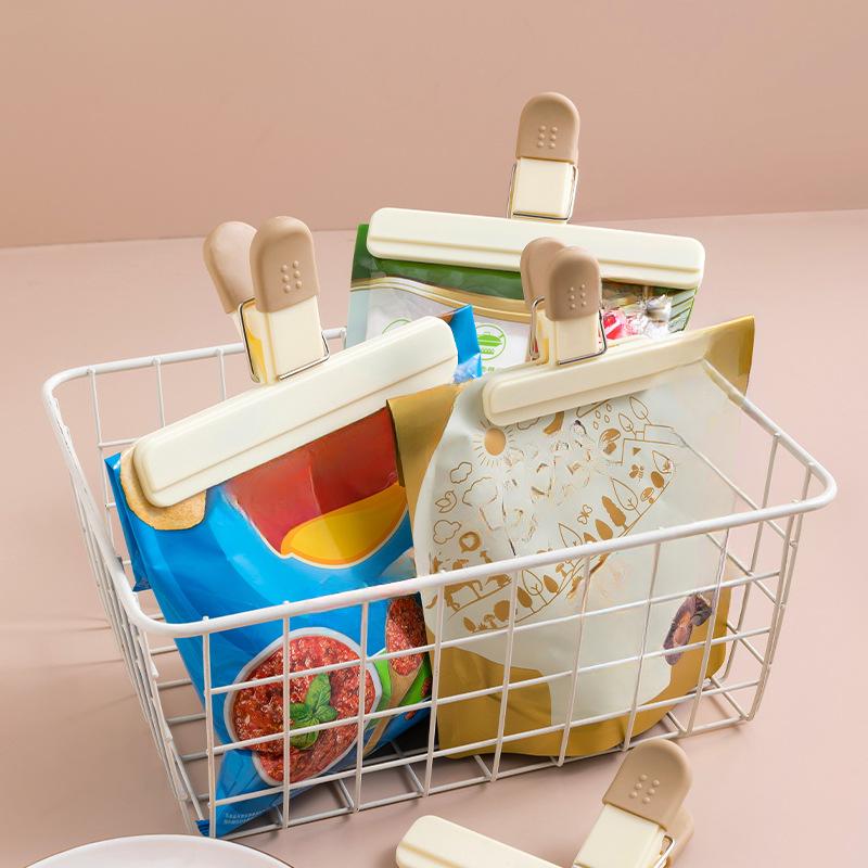 Lebensmittelversiegelungsclip Küche Feuchtigkeitsbeständige Konservierung Plastiktüte Snackclip Versiegelungsclip Lebensmittel Milchpulver Teeversiegelung