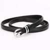 Women's Genuine Leather Dress Belt - Versatile, Thin, Fashionable Cowhide Waistband for Business Fashion