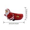 Christmas Figurines Santa Fun Resin Bag Shape Party Supplies With Bell Christmas Decoration Figurine For Birthday Party Offices