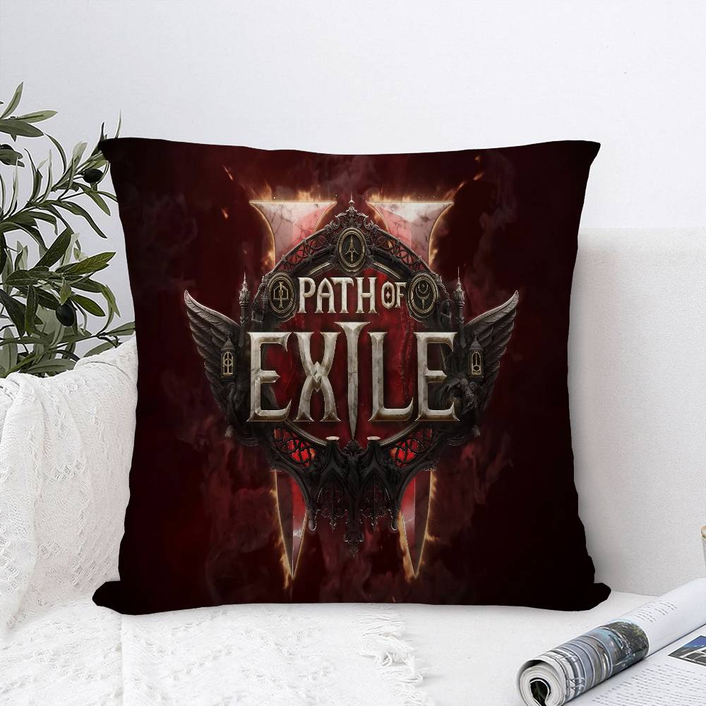 

Path Of Exile Personalized Pillow Cover Kids Bedroom Wild Party Decor Pillowcase Kid Birthday Shower Gift 12x12Inch