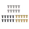 Tooyful 10PCS 5 Way 3 Way Guitar Switch Fixed Screws Nuts Guitar Replacement Black