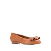 Salvatore Ferragamo Ferragamo Vara Bow Flat Pumps Brown