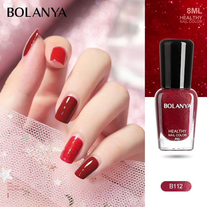 Nail Polish Nude Color No Baking Quick Drying Long Lasting Non-peelable Softening Repair Nail Polish