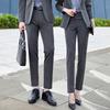 Women's Striped Slim-Fit Business Suit Pants