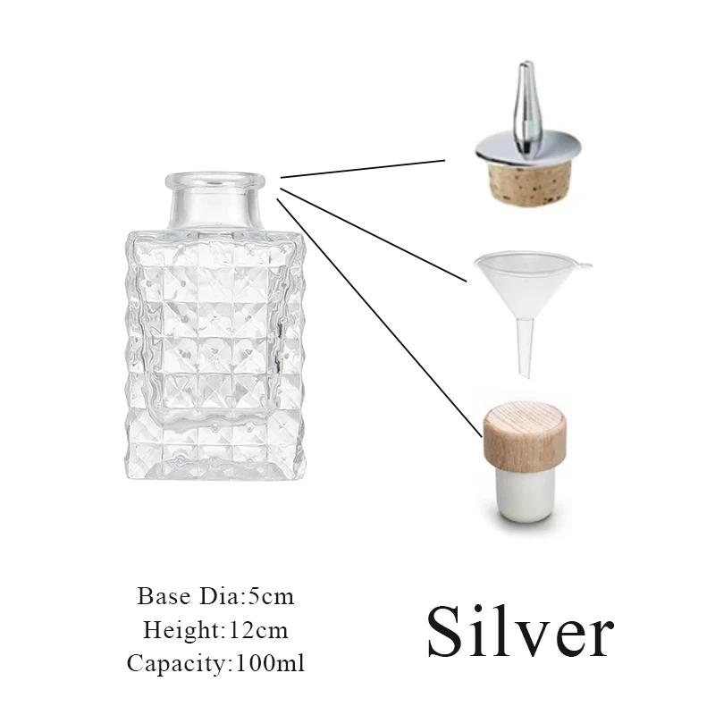 Cocktail Bitters Bottles With Cap Vintage Glass With Stainless Steel Caps Kitchen Seasoning Tools Bar Bartender Accessories