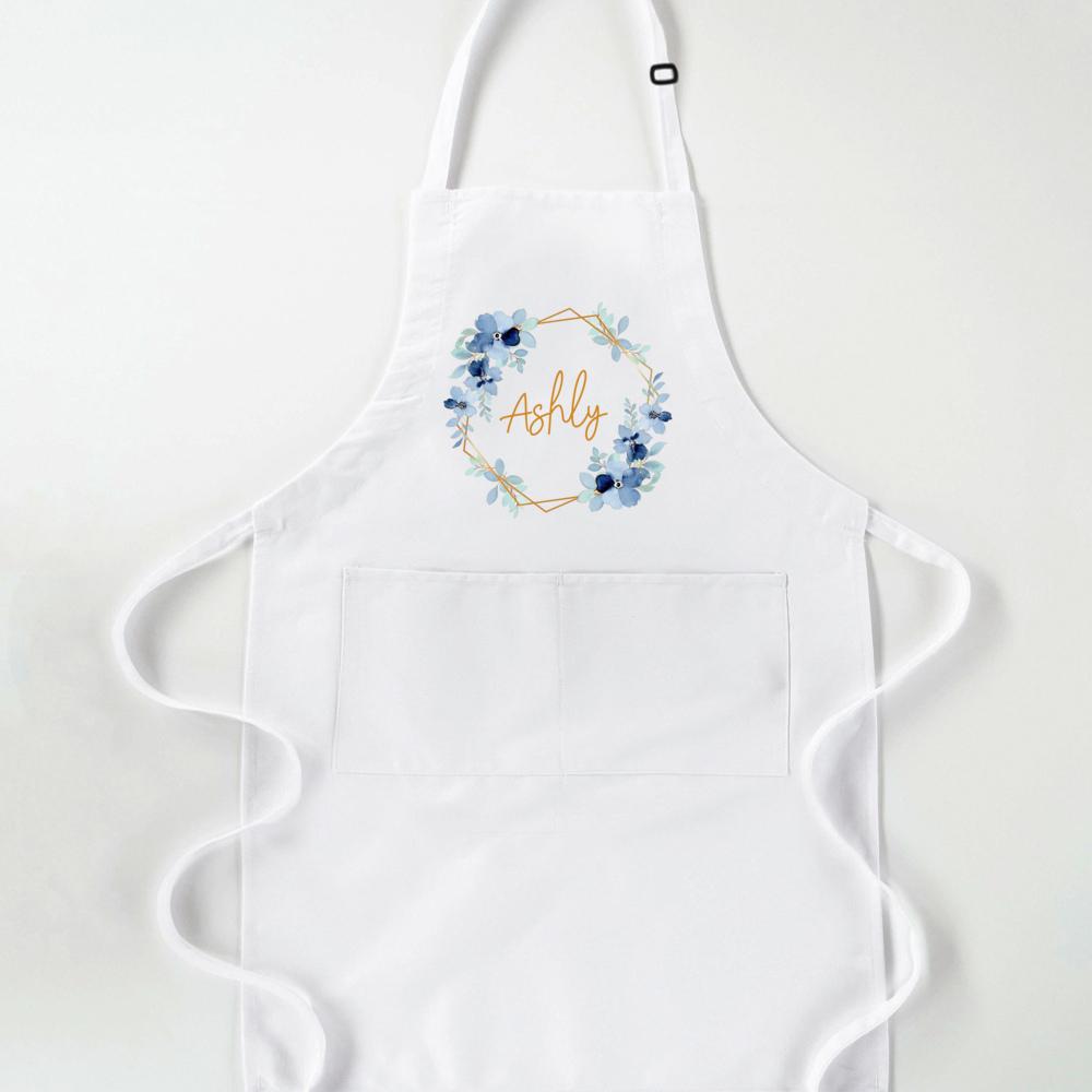 Personalized Kitchen Apron Custom Cooking Apron Christmas Monogram Apron Housewarming Gifts New Home Gift