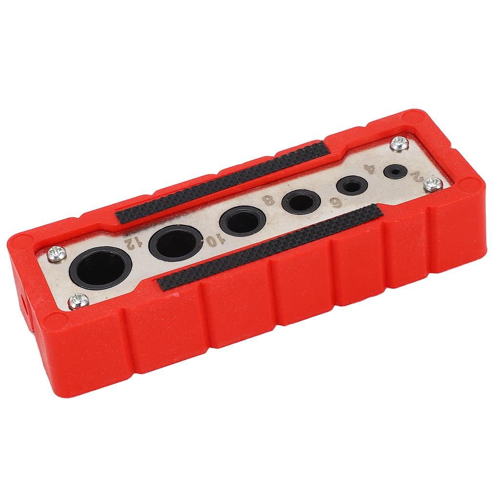 Handheld Drill Guide 2 to 12mm Woodworking Drilling Locator Wood Doweling Hole Guide