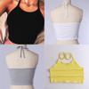 Stylish Women Women Casual Cotton Suspenders Vest Top In Black For Summer Wear