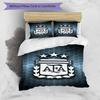 Argentina Football Club Printed Pattern Duvet Cover Set – Includes 1 Duvet Cover and 2 Matching Pillowcases Bedroom Decor Christmas Gifts