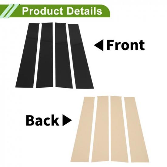 4 Pcs Pillar Window Trim for Dodge for Ram 2009-2018