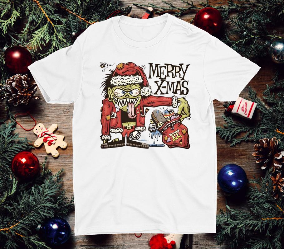 NEW Rat Fink Merry Christmas T-shirt Unisex Men Women Tee S-4XL CB369 Unisex T-Shirt M