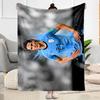 Man City Player Celebration Blanket Ultra-Soft Suitable for Seaside Bed Picnics for All Occasions Playful Design