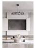 Modern Italian Minimalist Glass Chandelier for Living Room or Bar