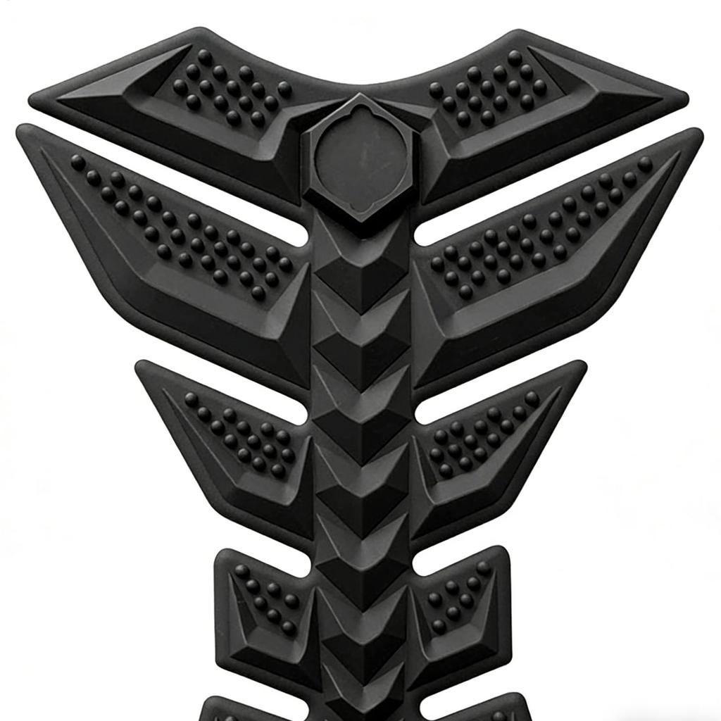 Stickers For Motorcycles 3D Fish Bone Design Adhesive Motorcycle Tank Pad Sticker For Adults Oil Tank Street Car Modification