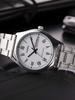Casio Stainless Steel Strap, White Dial, Men's Quartz Watch with Date MTP-V006D-7B