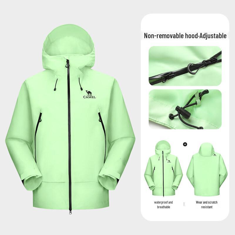 Camel 2026 Unisex Color Shell Outdoor Windbreaker