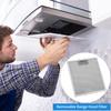 Confezione da 2 Filtri Metallici a Rete Universali per Cappa da Cucina 305 x 267mm, Filtri in Alluminio a 5 Strati per Cappa Aspirante
