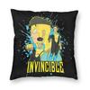Invincible Comic Anime Pillowcase Soft Polyester Cushion Cover Decorative Pillow Case Cover Seat Zippered 40*40Cm