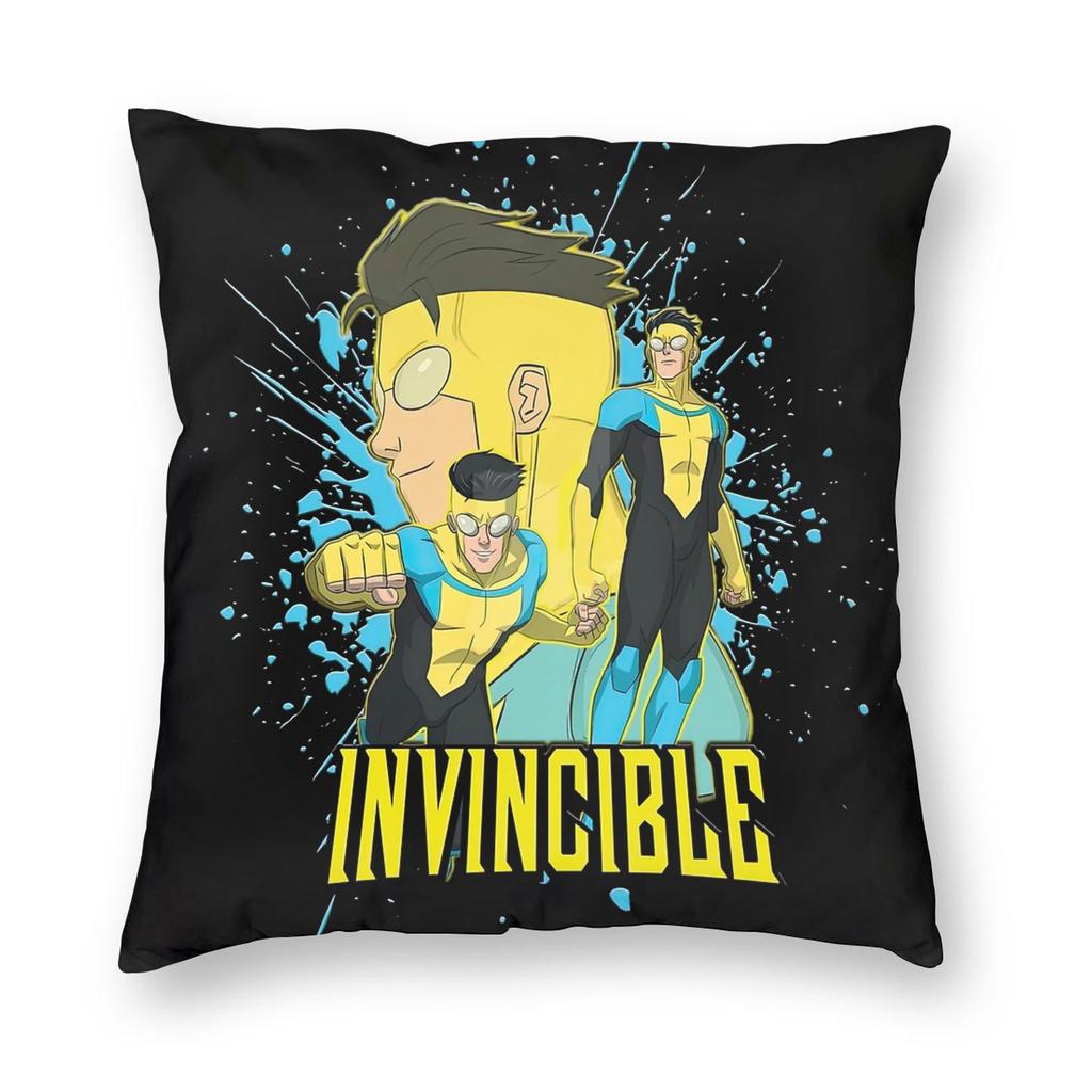 Invincible Comic Anime Pillowcase Soft Polyester Cushion Cover Decorative Pillow Case Cover Seat Zippered 40*40Cm