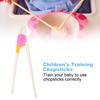 1 Pair Children s Training Chopsticks Flat Rounded Head Reusable Learning Chopstick Helper