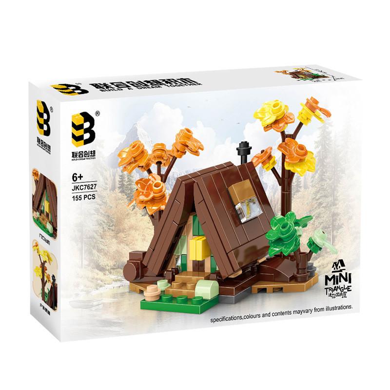 

Assembly Triangle House Building Blocks For Children Creative Set Construction