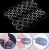 Double Sided Nail Jelly Glue Transparent Fake Nail Art Tape Adhesive Stickers DIY Reusable Nail Accessories