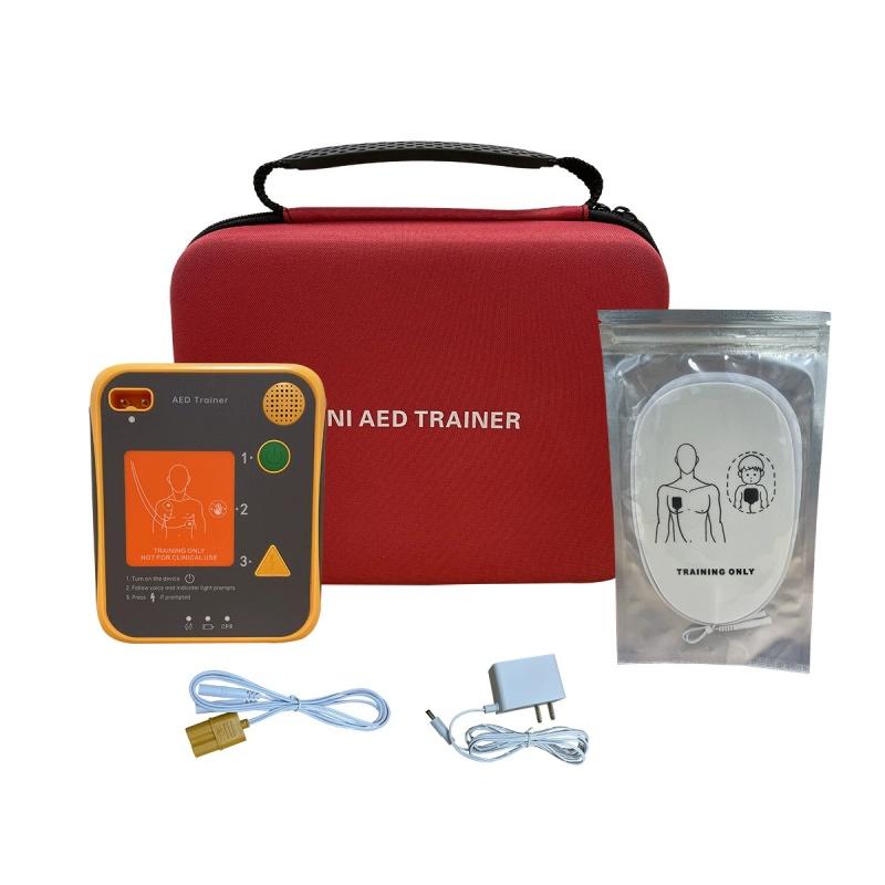 Top Premium Quality Emergency AED Trainer CPR AED Training Simulator with Reusable Electrode Pads for BLS Training ISO Certified