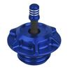Motorcycle Vented Gas Cap Oil Fuel Tank Cover Aluminum Universal For Harley All Female Threaded Gas Tanks Except Touring 23.5-25