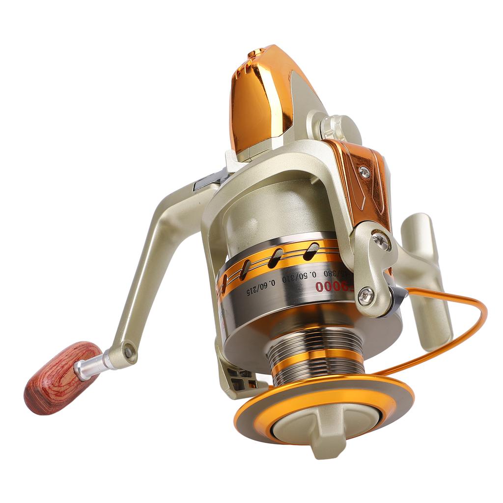 EF9000 Spinning Fishing Reels Smooth Powerful Metal Body 12BB Aluminum Alloy Fish Reel for Saltwater Freshwater