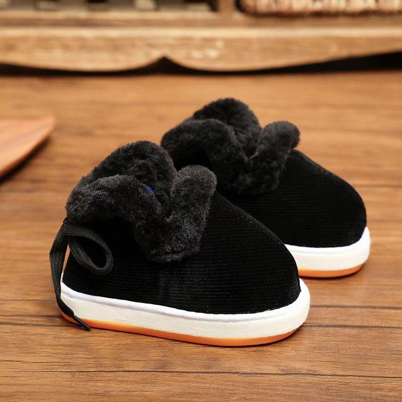 Handmade Winter Velvet Toddler Shoes, Soft Sole, Cotton, for 1-3 Years