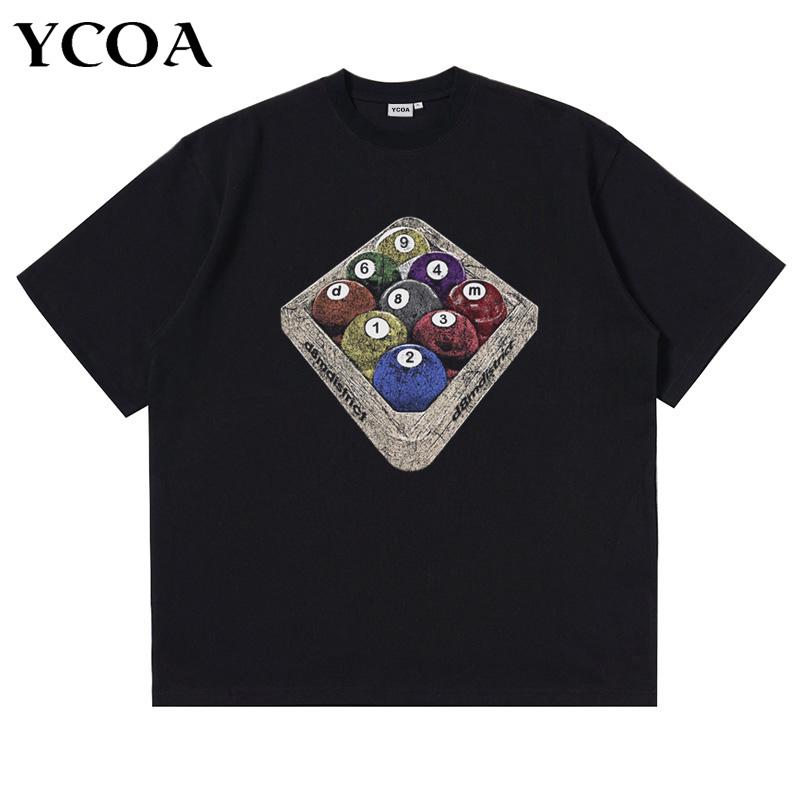 Unisex TShirt Cotton Tops Table Tennis Graphic Oversized Summer Short Sleeve Tees Harajuku Vintage Streetwear Y2k Korean Clothing