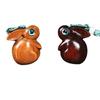 Red & Green Sandalwood Jade Rabbit Car Pendant Phone Keychain Ornament Gift