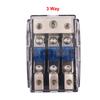 Zinc Alloy Nickel Plating Mini Fuse Holder Stereo Audio AFS Fuse Holder Power Distribution Block Fuse Box Car Audio Modification