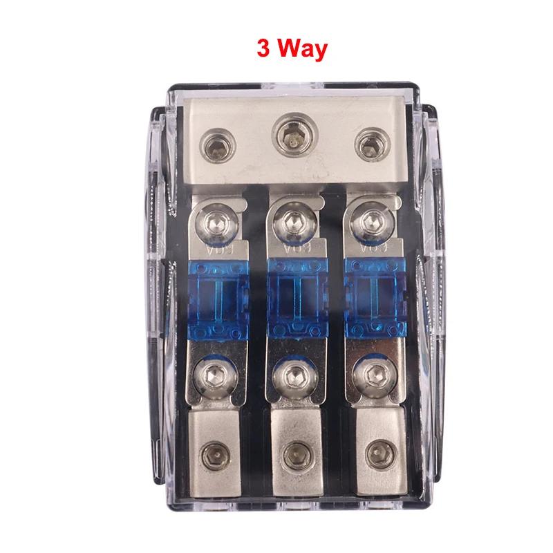 Zinc Alloy Nickel Plating Mini Fuse Holder Stereo Audio AFS Fuse Holder Power Distribution Block Fuse Box Car Audio Modification
