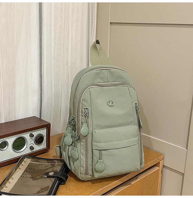 Schoolbag new backpack men's and women's multi-purpose sports breast bag outdoor mountaineering travel small backpack lightweight shoulder messenger