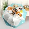 1pc Bath Time Puppies Umbrella with Plastic Handle,Vibrant Cartoon Pattern,Multi-functional UmbrellaPT246