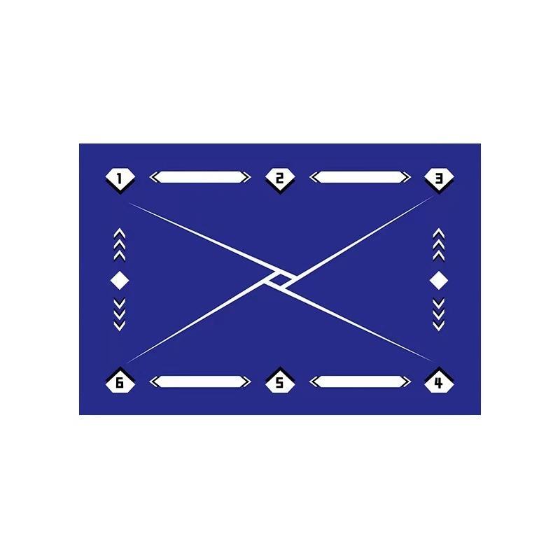 Soccer Training Mat Multi Color Line Markings All Sports Games Football Practice Pad for Indoor Outdoor Use Football Mat