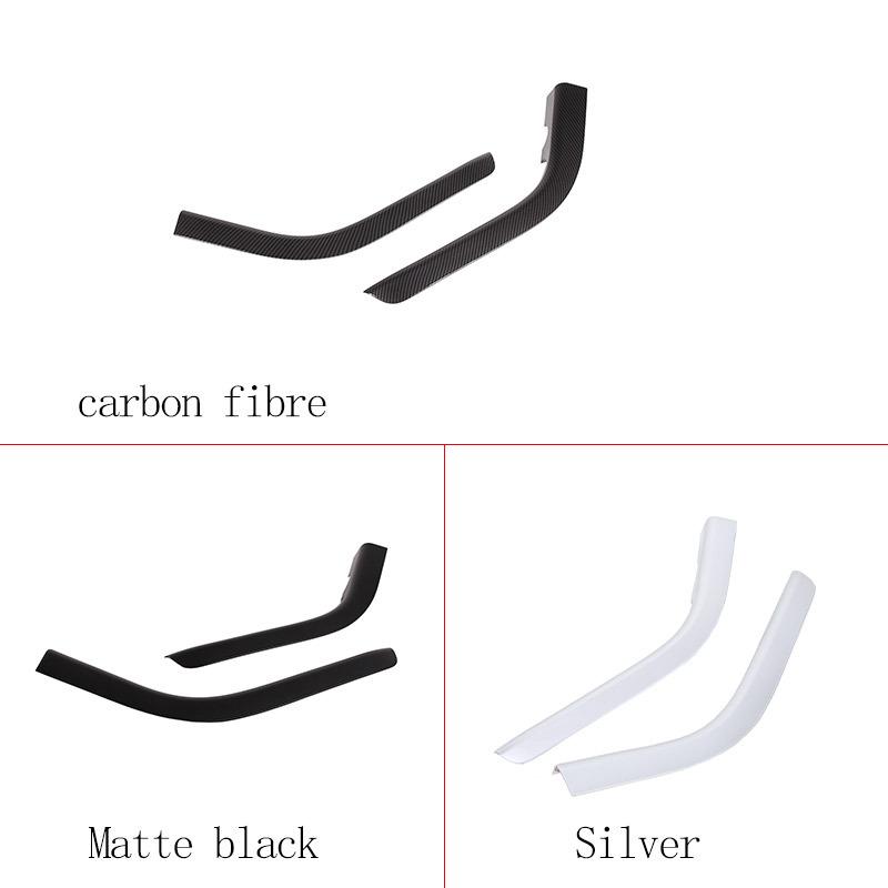 For Land Rover Range Rover Sport 2010-2013 ABS Carbon Fiber Car Center Console Side Trim Strip Sticker Car Accessories